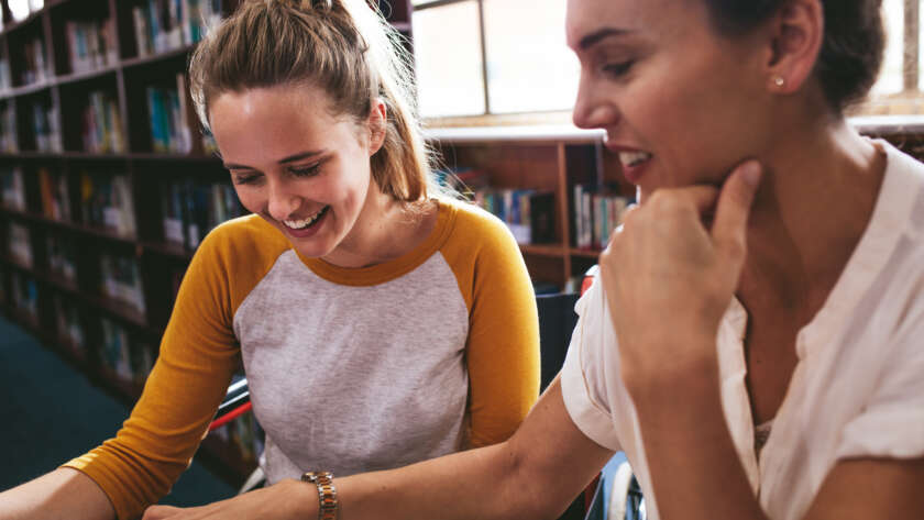 2 young women finished UAC and making university choices