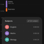 Select your subjects