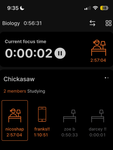 YPT Study App shows a group of students studying together